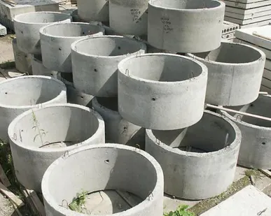 фото Бетонные кольца
во