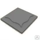 Фото №0 Крышка столба забора марки "КАТРИНА",размер 450х450х60 мм, цвет серый