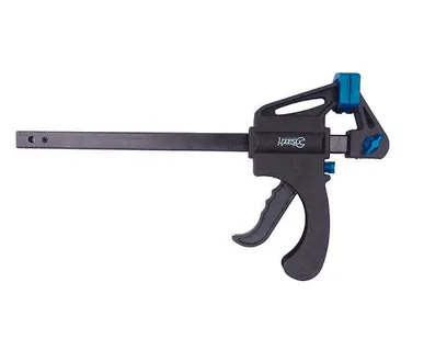 фото Струбцина быстрозажимная с фиксатором 150мм,  Hardax