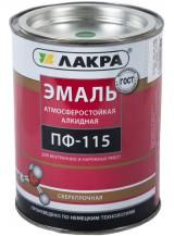 фото Эмаль ПФ-115 бежевая 1кг Лакра