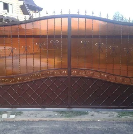 Фото №0 Ворота откатные механические