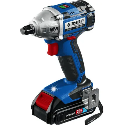 Фото №0 Гайковерт аккумуляторный ударный Зубр 2 АКБ (2Ач) GB-250-22