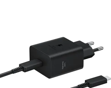 фото Сетевое зарядное устройство Samsung 45W USB-C EP-T4511 + Cable Black