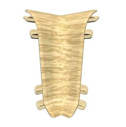 Фото №0 Угол ПВХ внутренний дуб светлый