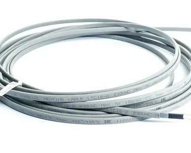 фото Кабель нагревательный саморег. 16Вт/м 17AWG бытового применения для стальных трубопроводов неэкранир. термопласт Extherm LXTC16-2