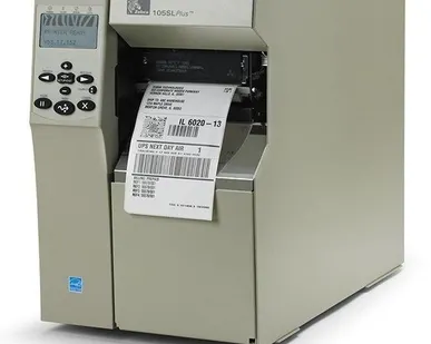 фото Принтер Zebra 105 SL PLUS(300 dpi,102 мм,USB,LPT,RS232, Ethernet) + нож