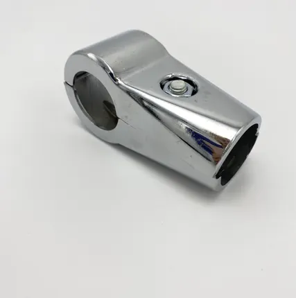 Фото №0 Зажим для труб 32мм в 3-х направлениях, хром усиленный