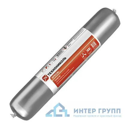 Фото №0 Герметик ТЕХНОНИКОЛЬ ПУ Floor серый 600 мл/шт