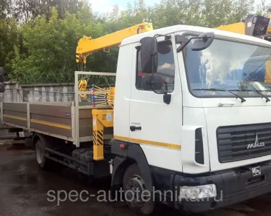 фото КМУ МАЗ 4371 с КМУ SOOSAN 334 5.5 борт, сталь.