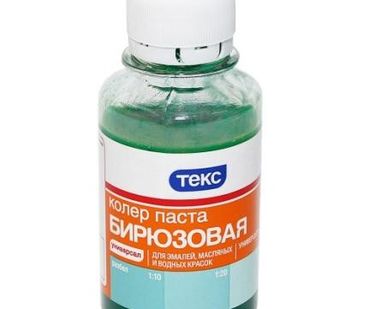 фото Колеровочная паста №19 бирюзовая Текс 0,5л