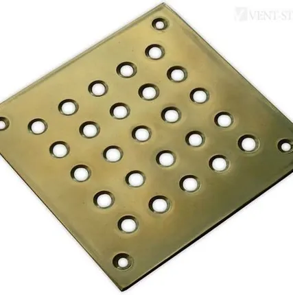 Фото №0 Решетки напольные 150x150 из латуни