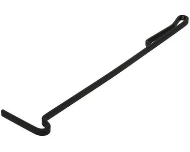 фото Кочерга кованая (углеродистая сталь) 510х110х15 Черная