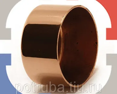 фото Заглушка медная 1 3/8"