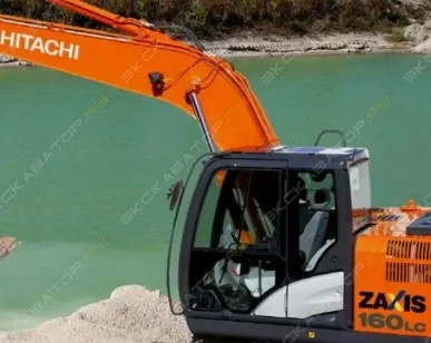 фото Аренда гусеничного экскаватора Hitachi ZX160LC-5G, Москва