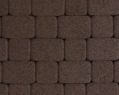 фото Тротуарная плитка Выбор Классико Гранит, 40 мм 2 камня Коричневая