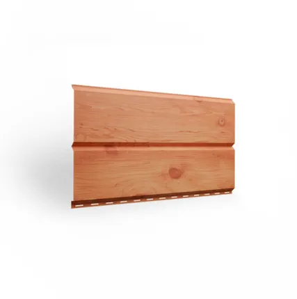 Фото №0 Металлосайдинг Брус Золотой орех 3д