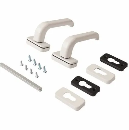 Фото №0 Гарнитур нажимной раздельный Elementis 31.5/PZ/8(длина штифта 140мм+1пара накладок) белый