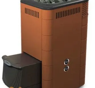 фото Печь ТМФ Гейзер XXL 2017 Inox (терракота, ДА, ЗК, ТО, арт. 34606)