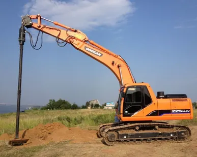фото Аренда Буровой Установки на базе Экскаватора DOOSAN