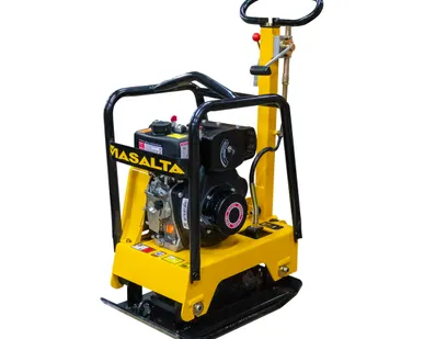 фото Виброплита реверсивная Masalta MS125-1 дизельная (Kama KM173F, 5,5 л.с., 137 кг, колеса)