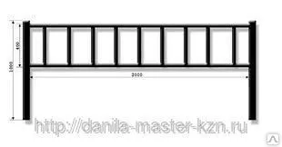 фото Ограждение газонное ОГ-2 20*20/ 15*15