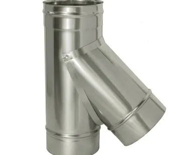 фото Тройник "Дымок" 45° D180, AISI 439 (0.5)