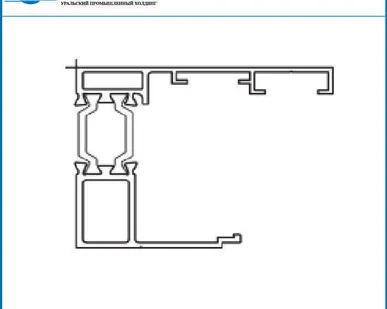 фото Профиль фасадный теплый нижний 40мм, 6м ФТН40