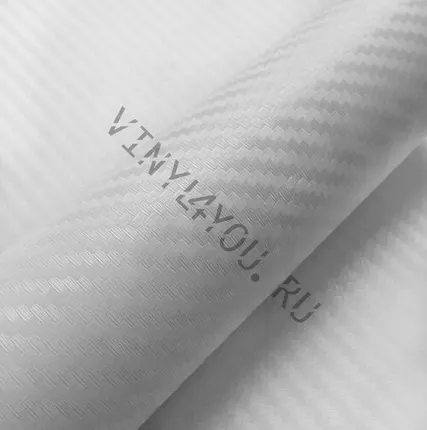 Фото №0 Пленка Белый карбон 3D