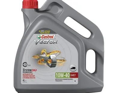 фото Масло моторное Castrol Vecton 10w40 E4/E7 (4л.) 15B695