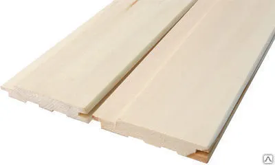 Фото №0 Вагонка деревянная липа для бани 15х85 Сорт "С"