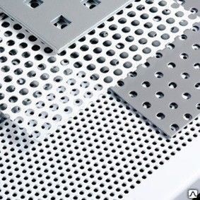 фото Лист перфорированный 1000х2000 мм Сталь нержавеющая Aisi 321