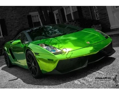 фото Пленка Зеленый хром Nippon Star Metal 0,92