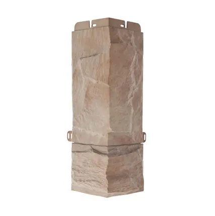 Фото №0 Угол фасадной панели «Альта-Профиль», гранит Саянский