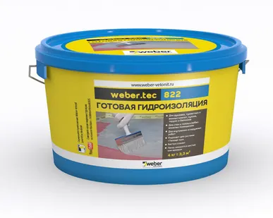 фото Гидроизоляция Ветонит тек 822 розовый 4кг Егорьевск