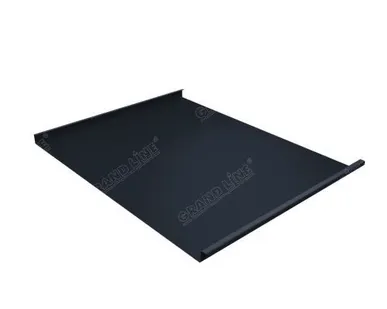 фото Фальц двойной стоячий GL 0,5 Quarzit matt с пленкой RAL 7024, м2 Grand Line