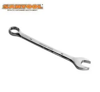 фото Ключ комбинированный, CR-V 12мм, зеркальная полировка SANTOOL