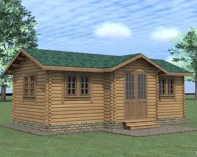 фото Беседка  30,5 кв.м. из профилированного бруса камерной сушки