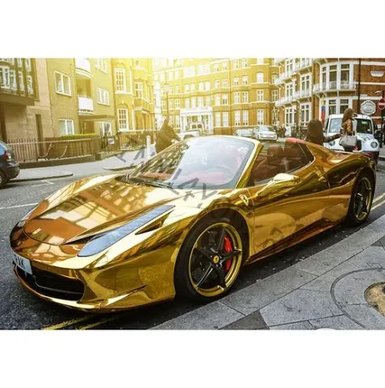 Фото №0 Пленка Золотой хром Nippon Star Metal 0,92