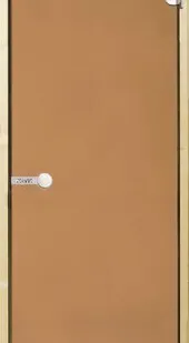 фото Дверь для сауны Harvia 7х19 (стеклянная, бронза, коробка осина), D71901H