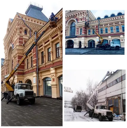 Фото №2 Аренда Услуги Автовышки 18-45 метров