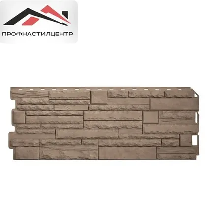 Фото №0 Фасадная панель Альта-Профиль КАМЕНЬ СКАЛИСТЫЙ ЭКО