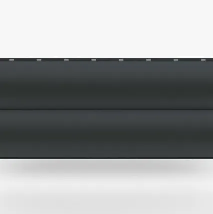 Фото №0 Сайдинг Металлический сайдинг «Бревно» 0.47-0.50 мм RAL 7024, Графит