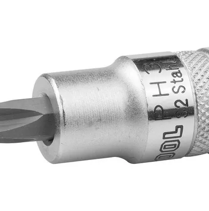 Фото №0 Торцовая бита-головка KRAFTOOL, материал S2, PHILLIPS, 1/2", РН2