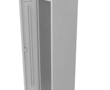 фото Шкаф для раздевалок металлический однодверный, ширина 300 мм