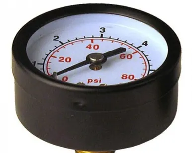 фото Манометр тыльный 6 бар (АКСИАЛЬНЫЙ)