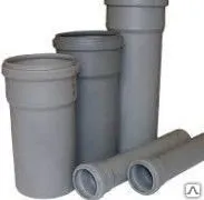 Фото №0 Канализация из чугунных полиэтиленовых труб и ПВХ