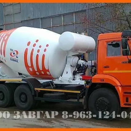 Фото №0 Автобетоносмеситель 9 м3 на шасси КАМАЗ 6520