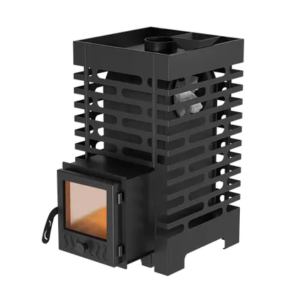 Фото №0 Печи для бани ASTON Печь для бани ASTON 16 со стеклянной дверцей