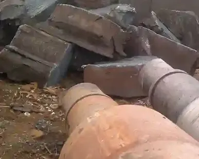 фото Негабаритный чугунный лом