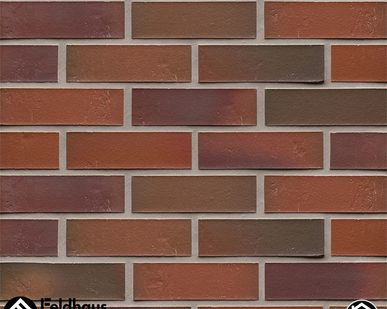 фото Клинкерная плитка Feldhaus Klinker R714DF14 Accudo carmesi bluastro